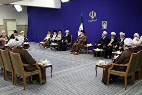 فیلم | بیانات رهبر معظم انقلاب در دیدار دست‌اندرکاران بزرگداشت آیت‌الله نائینی