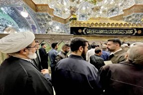 تشرف رئیس سازمان قضایی نیرو‌های مسلح کل کشور به حرم بانوی کرامت