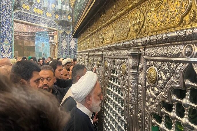 رییس قوه قضاییه به زیارت حرم حضرت معصومه(س) مشرف شد