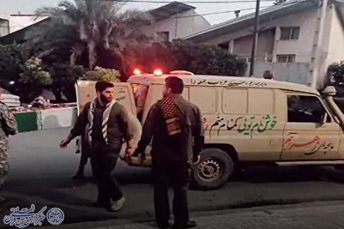 استقبال از شهید گمنام در مسجد حضرت امیرالمؤمنین(ع) فرهنگ‌ شهر بابل