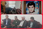 دیدار مسئولان شهرستان نور با خانواده شهید سید احمد علوی