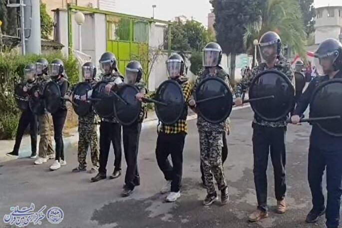 برگزاری رزمایش «الی‌بیت‌المقدس۱۶» در نکا همزمان با سراسر مازندران