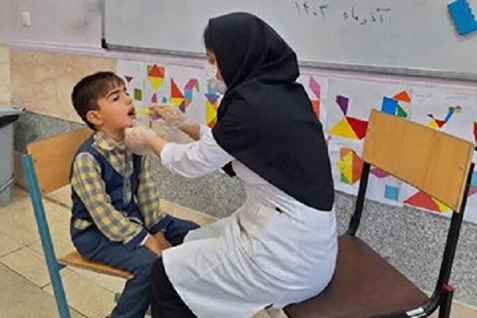 پایش سلامت دانش‌آموزان میرجاوه به‌منظور پیشگیری از آنفلوآنزا