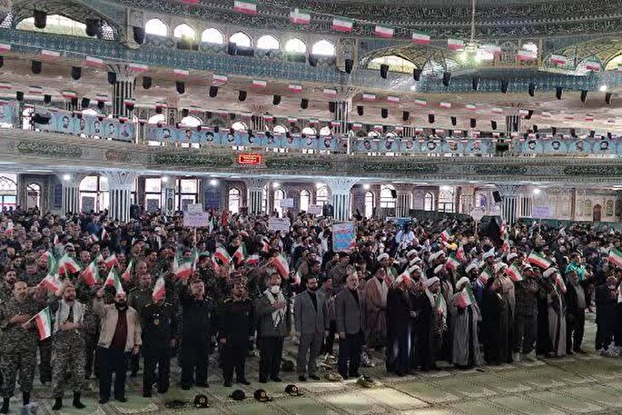 گردهمایی بسیجیان شهرستان شهرکرد برگزار شد