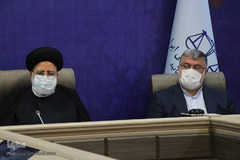 شورای قضایی خراسان جنوبی با حضور سید ابراهیم رئیسی، رئیس قوه قضائیه