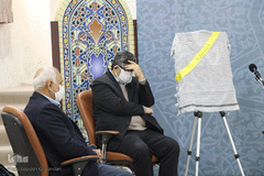 آیین رونمایی از پوستر سردار سلیمانی در بیرجند