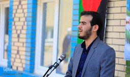 تجمع اعتراض آمیز طلاب بیرجندی علیه رژیم اسرائیل