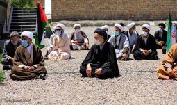 تجمع اعتراض آمیز طلاب بیرجندی علیه رژیم اسرائیل