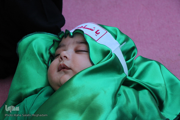 همایش شیرخوارگان حسینی درآستان مقدس شهدای باقریه بیرجند