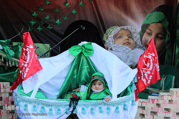 همایش شیرخوارگان حسینی درآستان مقدس شهدای باقریه بیرجند