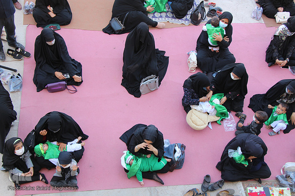 همایش شیرخوارگان حسینی درآستان مقدس شهدای باقریه بیرجند