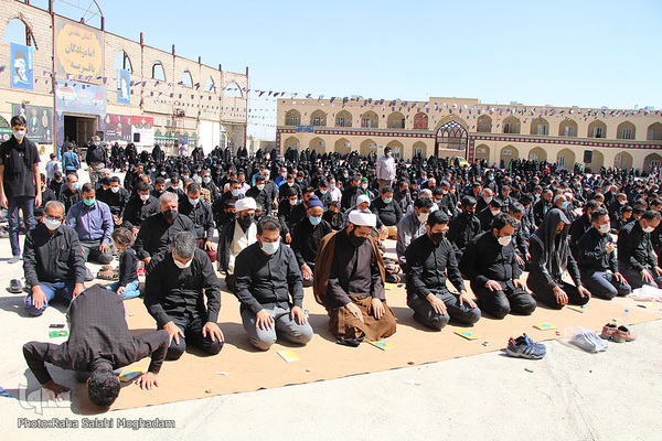مراسم اربعین حسینی در آستان مقدس شهدای باقریه بیرجند