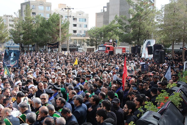 تشیع شهید آیت الله رئیسی در بیرجند