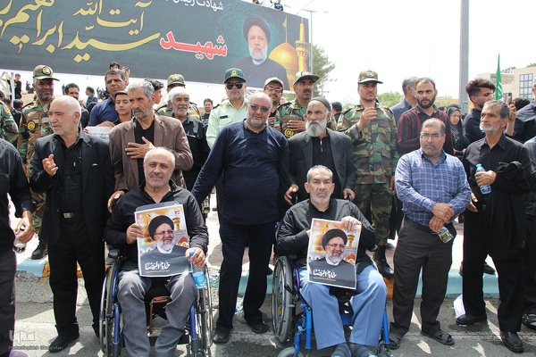 تشیع شهید آیت الله رئیسی در بیرجند