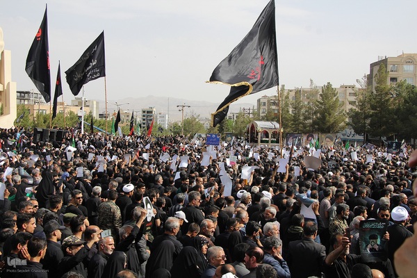 تشیع شهید آیت الله رئیسی در بیرجند