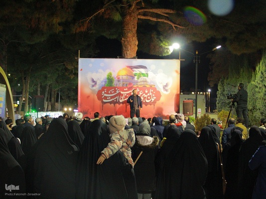 اجتماع مردمی شهر بیرجند و جشن پیروزی مردم غزه