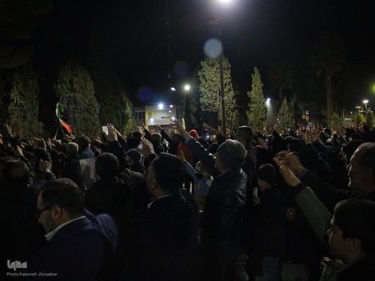 اجتماع مردمی شهر بیرجند و جشن پیروزی مردم غزه