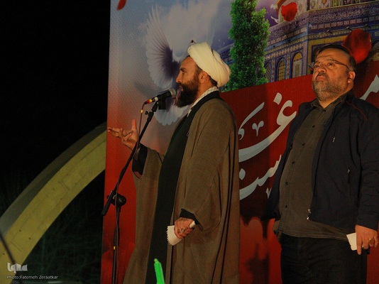 اجتماع مردمی شهر بیرجند و جشن پیروزی مردم غزه