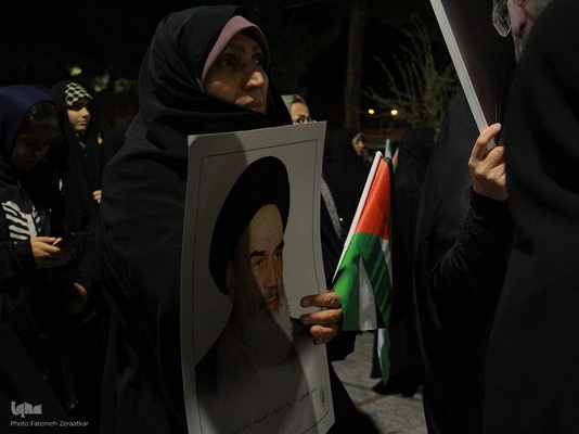 اجتماع مردمی شهر بیرجند و جشن پیروزی مردم غزه