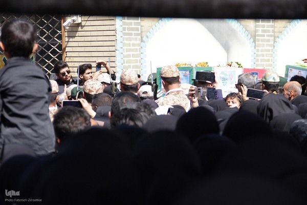 تشییع پیکر شهدای اقتدار ملی خراسان جنوبی