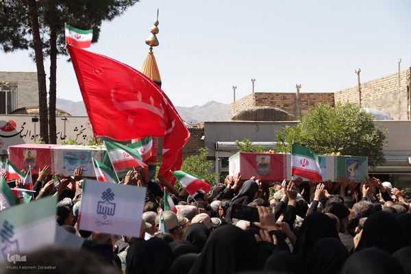 تشییع پیکر شهدای اقتدار ملی خراسان جنوبی