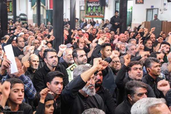 مراسم تشییع شهیدان «مهدی زیبا» و «اسماعیل نادی»