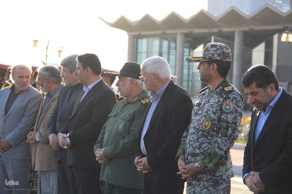 مراسم استقبال از شهدای گمنام در بیرجند