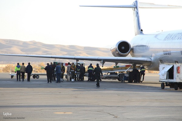 مراسم استقبال از شهدای گمنام در بیرجند