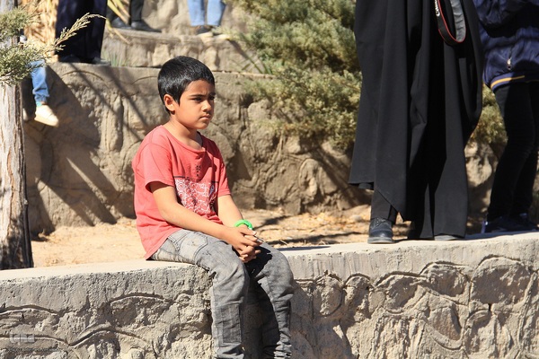 مراسم‌ خاکسپاری شهید گمنام دربوستان الهیه بیرجند