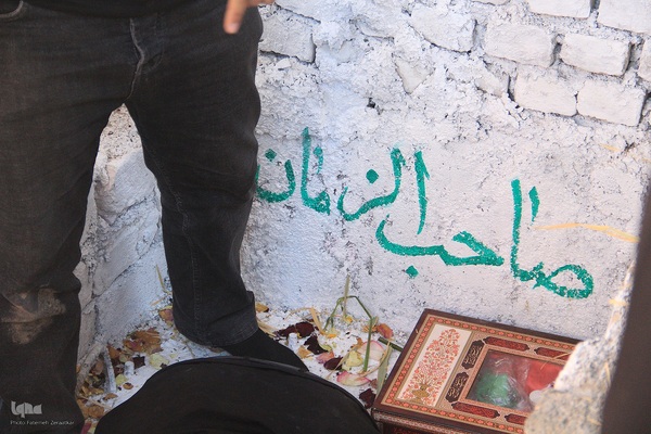 مراسم‌ خاکسپاری شهید گمنام دربوستان الهیه بیرجند