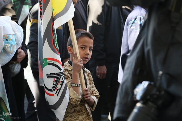 شکوه بدرقه لاله‌های گمنام فاطمی در بیرجند