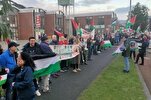 Ireland mengalu-alukan pasukan bola sepak Israel dengan bendera Palestin