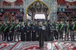 Ихлоси ходимони Остони Аббосӣ ба шахсияти муқаддаси Паёмбари Акрам (с) + Аксҳо