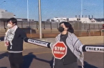 Amerikan halkı Şikago havaalanının girişini kapatarak Gazze’ye destek veriyor | video