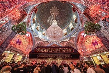 حرم امام علی(ع) میں عزاداری کی تقریبات + تصاویر